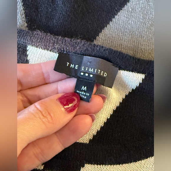 The Limited Black and Gray Long Sleeve Dress - Picture 11 of 13